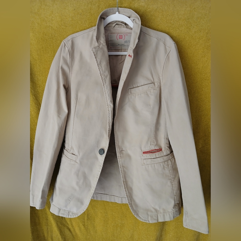 Vintage Gap Cotton Blazer Jacket (Red) Bono Limited Edition